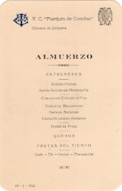 Marques de Comillas - Men�s - Colecci�n de S. Piper